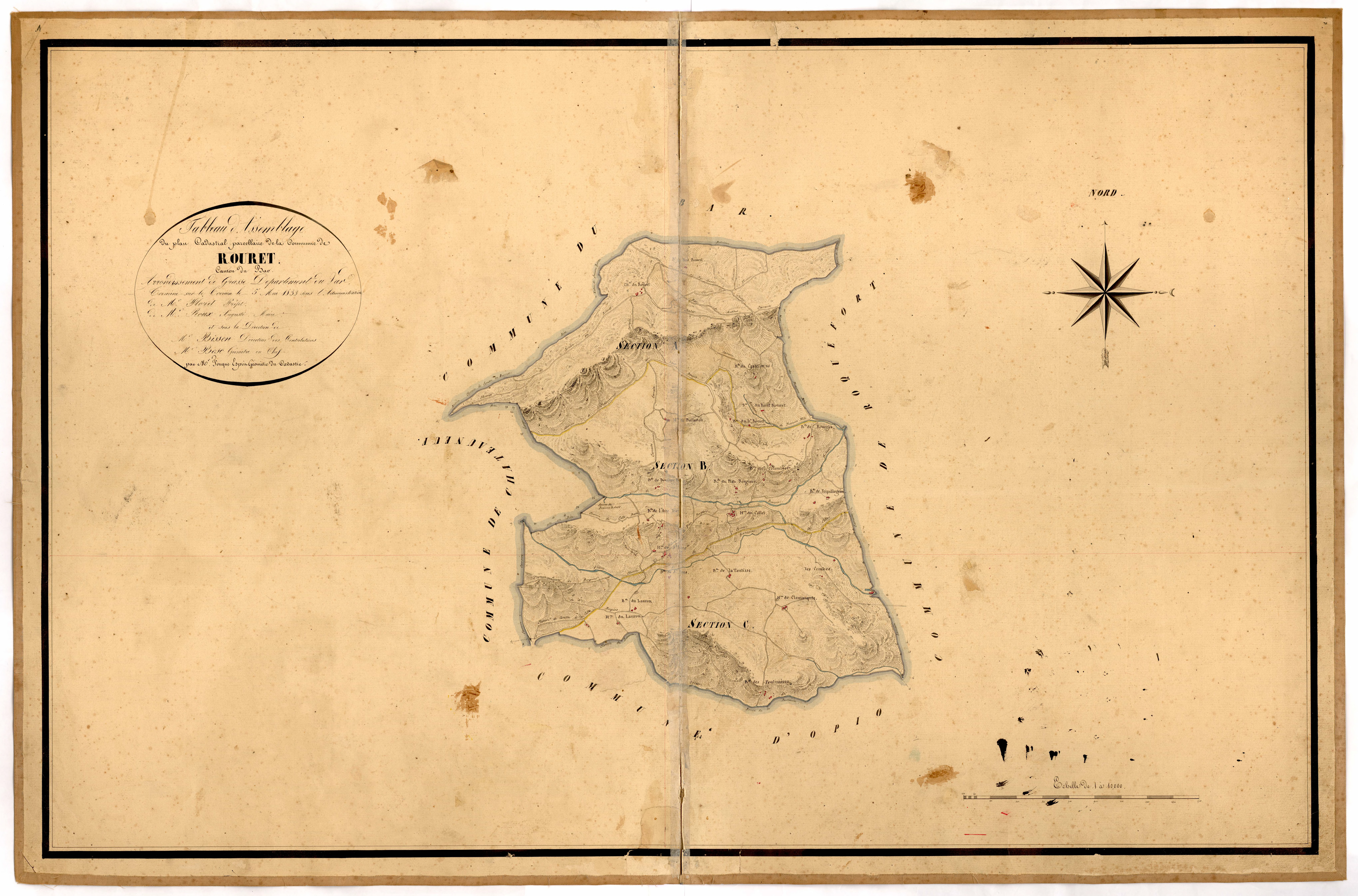 Tableau d'assemblage. - TA