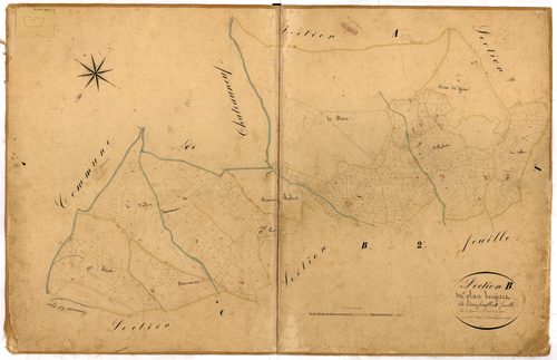 Le Plan Bergiers. - Plan de section, B1