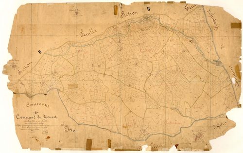 Clamarquié et la Taulisse. - Plan de section, C