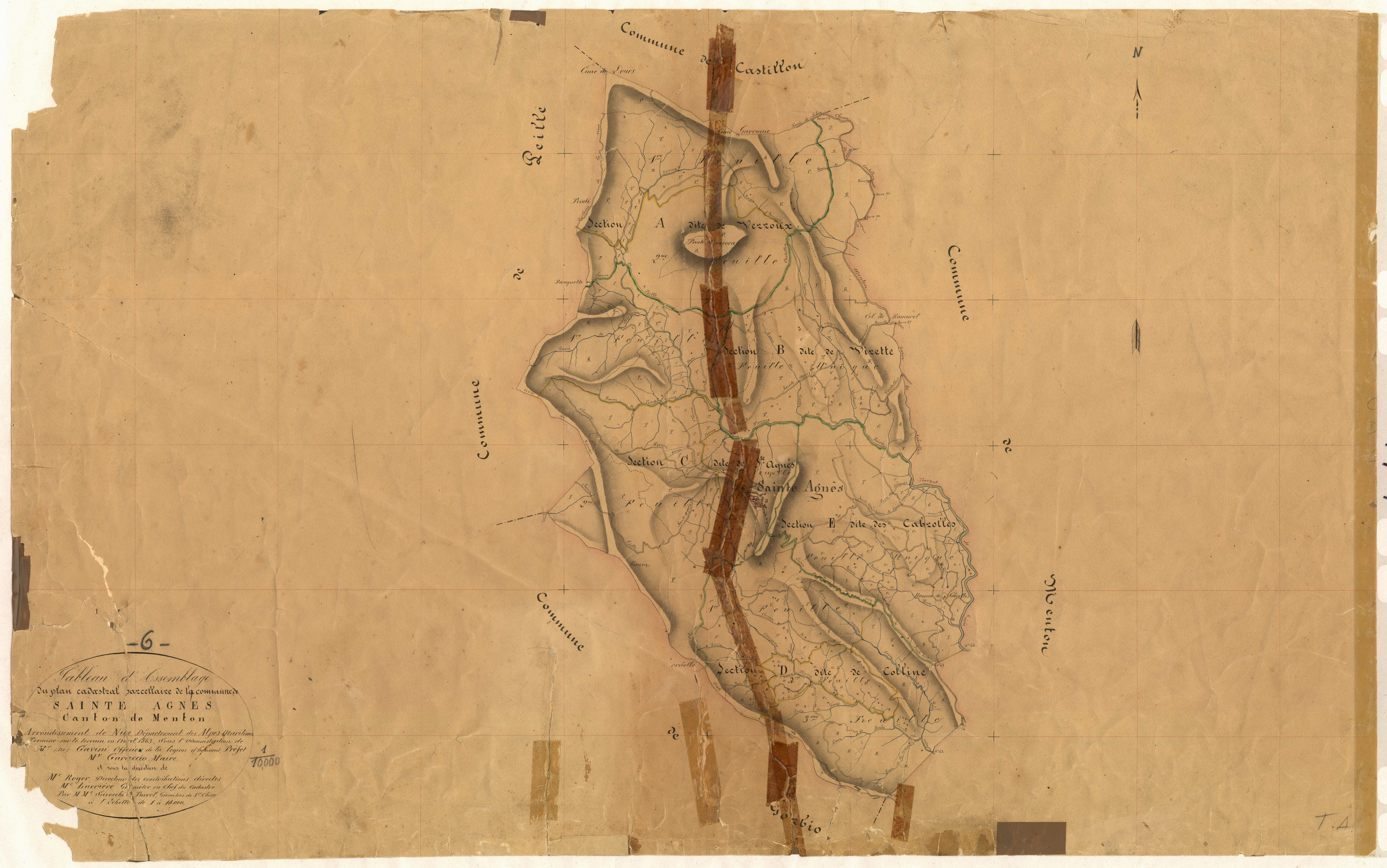Tableau d'assemblage. - TA
