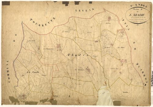 L'Abadie. - Plan de section, A1