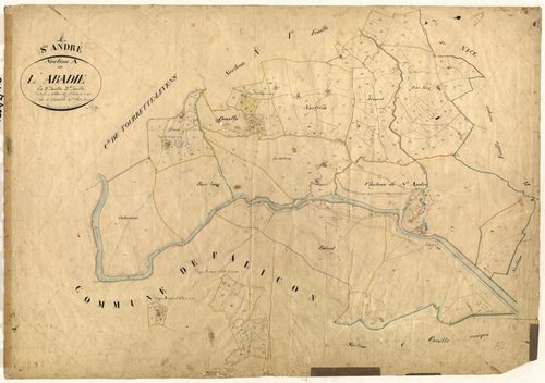 L'Abadie. - Plan de section, A2