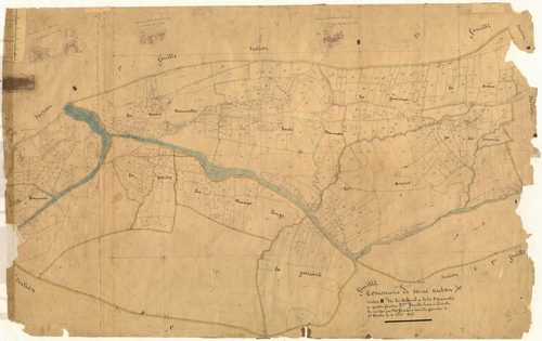 Le Deffend et la Baumette. - Plan de section, B2