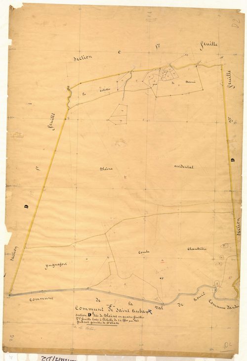 Bleine. - Plan de section, D2