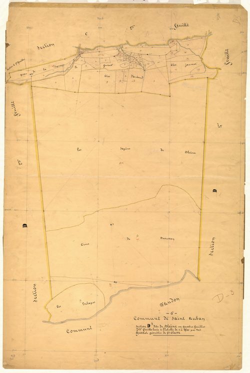 Bleine. - Plan de section, D3