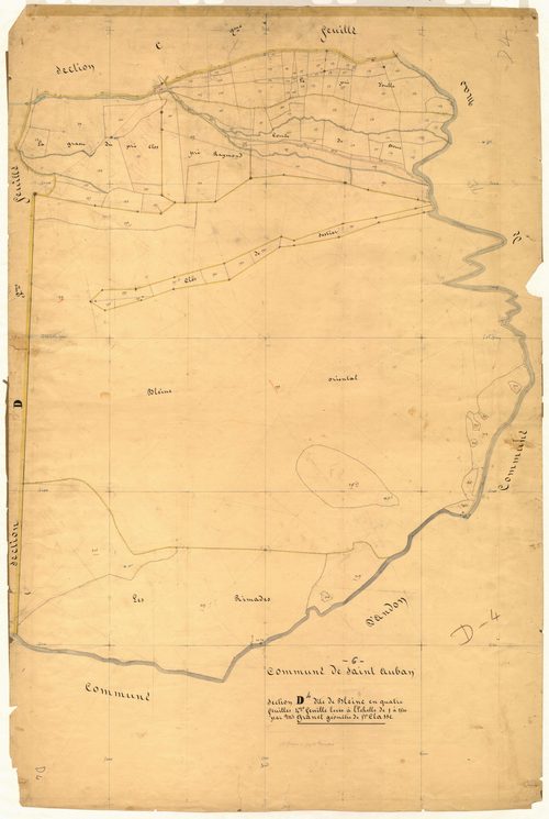 Bleine. - Plan de section, D4
