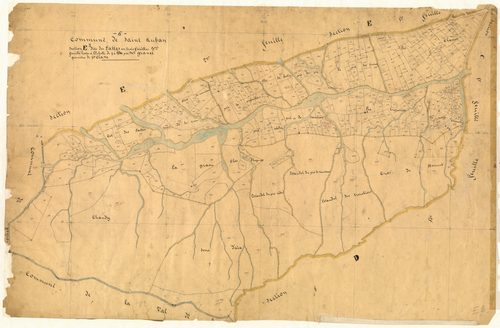 Les Lattes. - Plan de section, E3