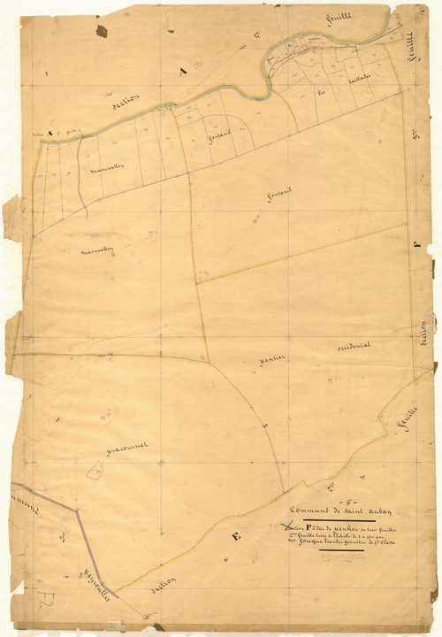 Pensier. - Plan de section, F2