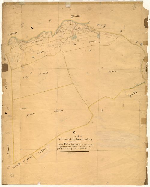Pensier. - Plan de section, F3