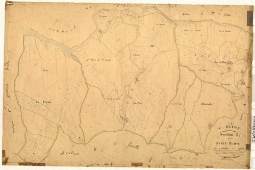 Saint-Blaise. - Plan de section, A3