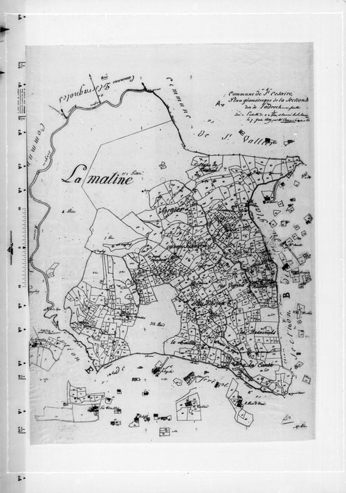 L'Adrech. - Plan de section, A