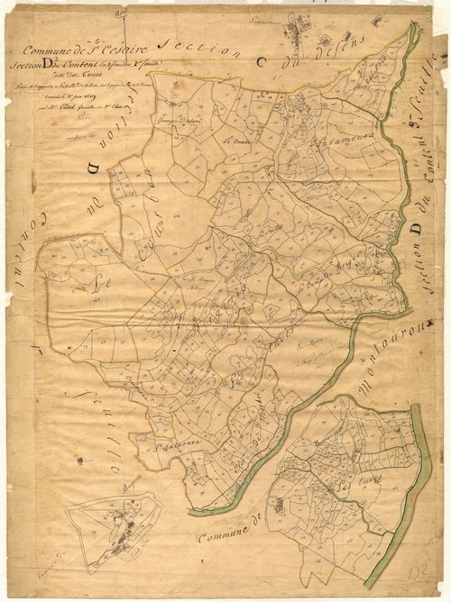 Les Tuves. - Plan de section, D2