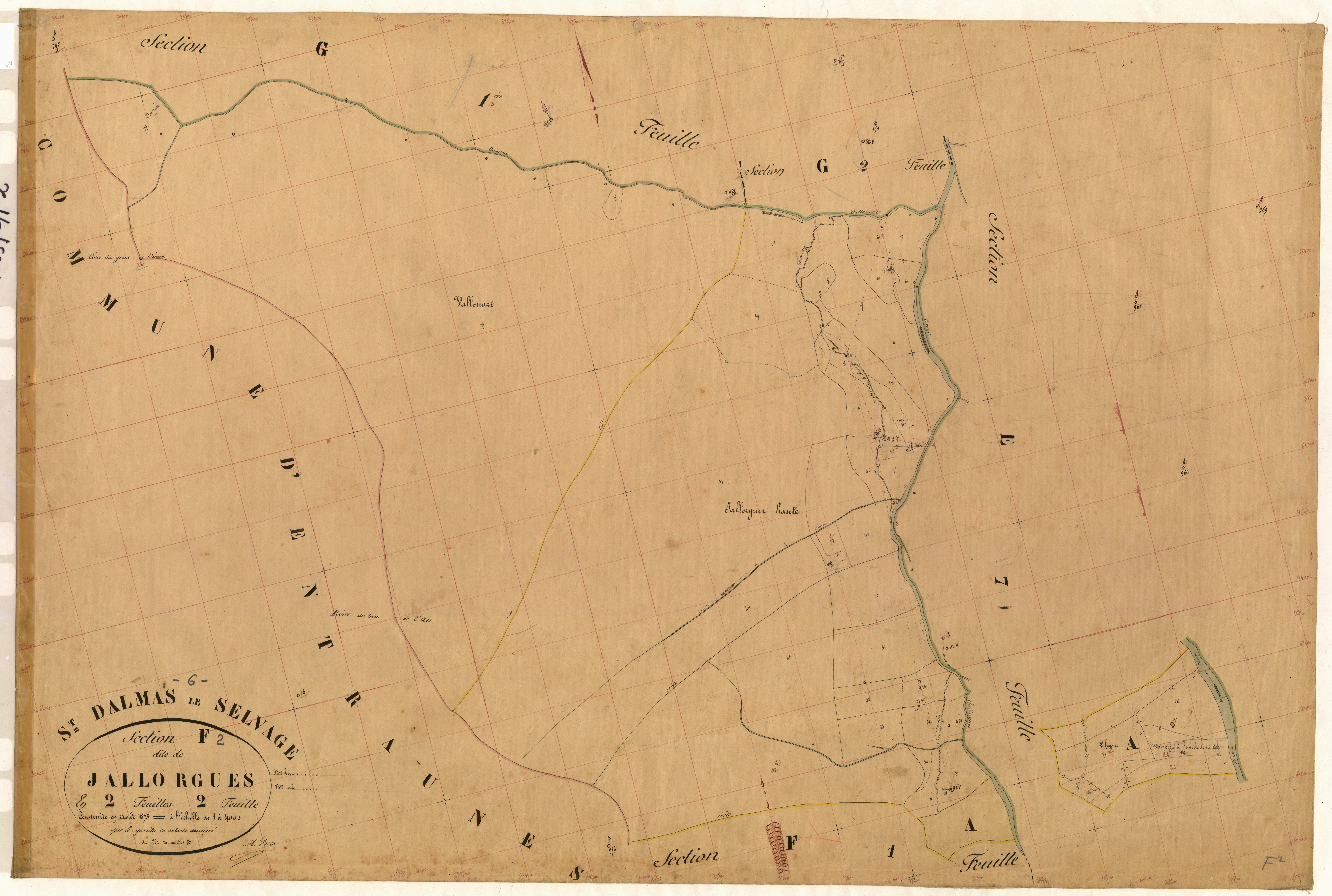 Jallorgues. - Plan de section, F2