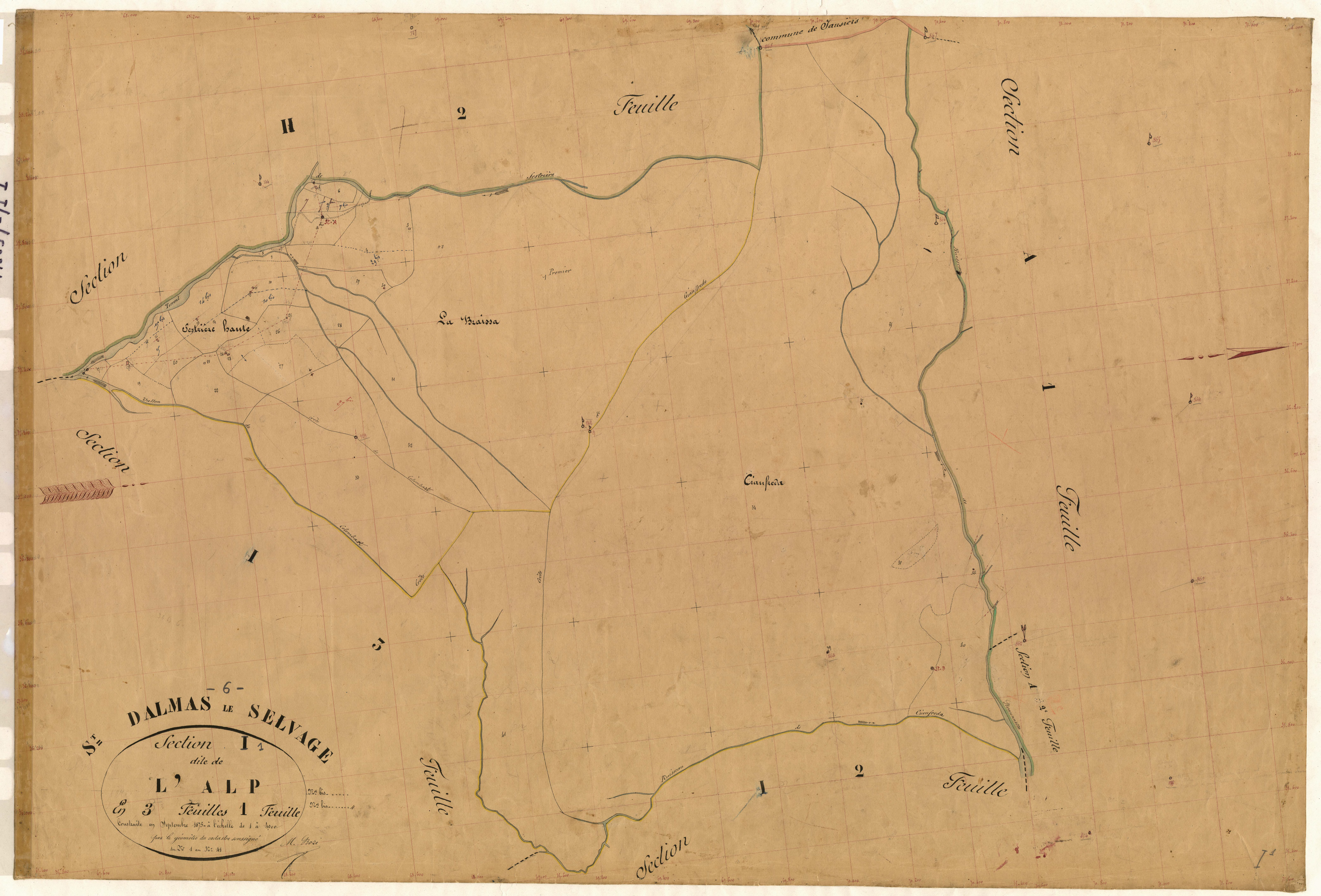 L'Alp. - Plan de section, I1