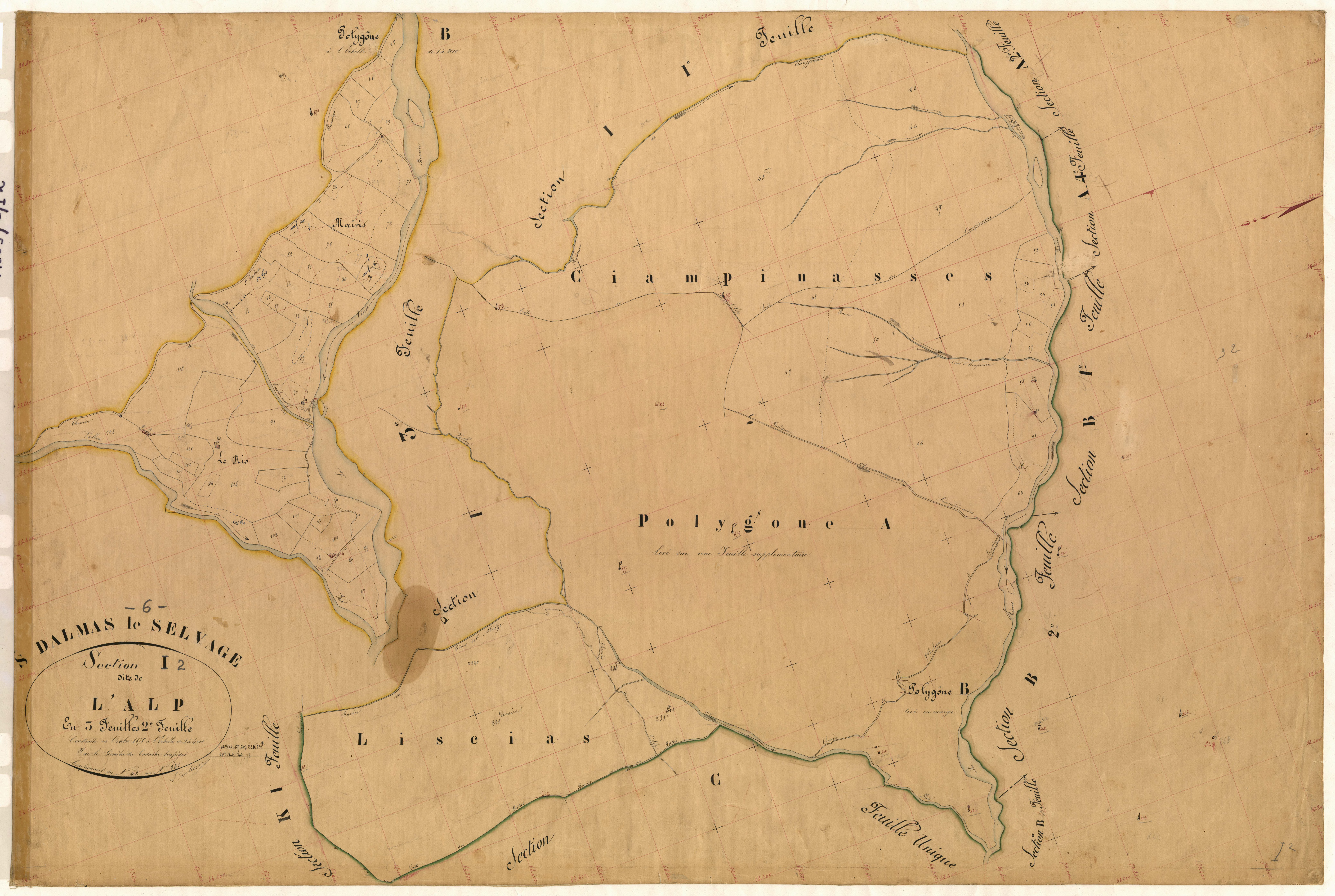L'Alp. - Plan de section, I2