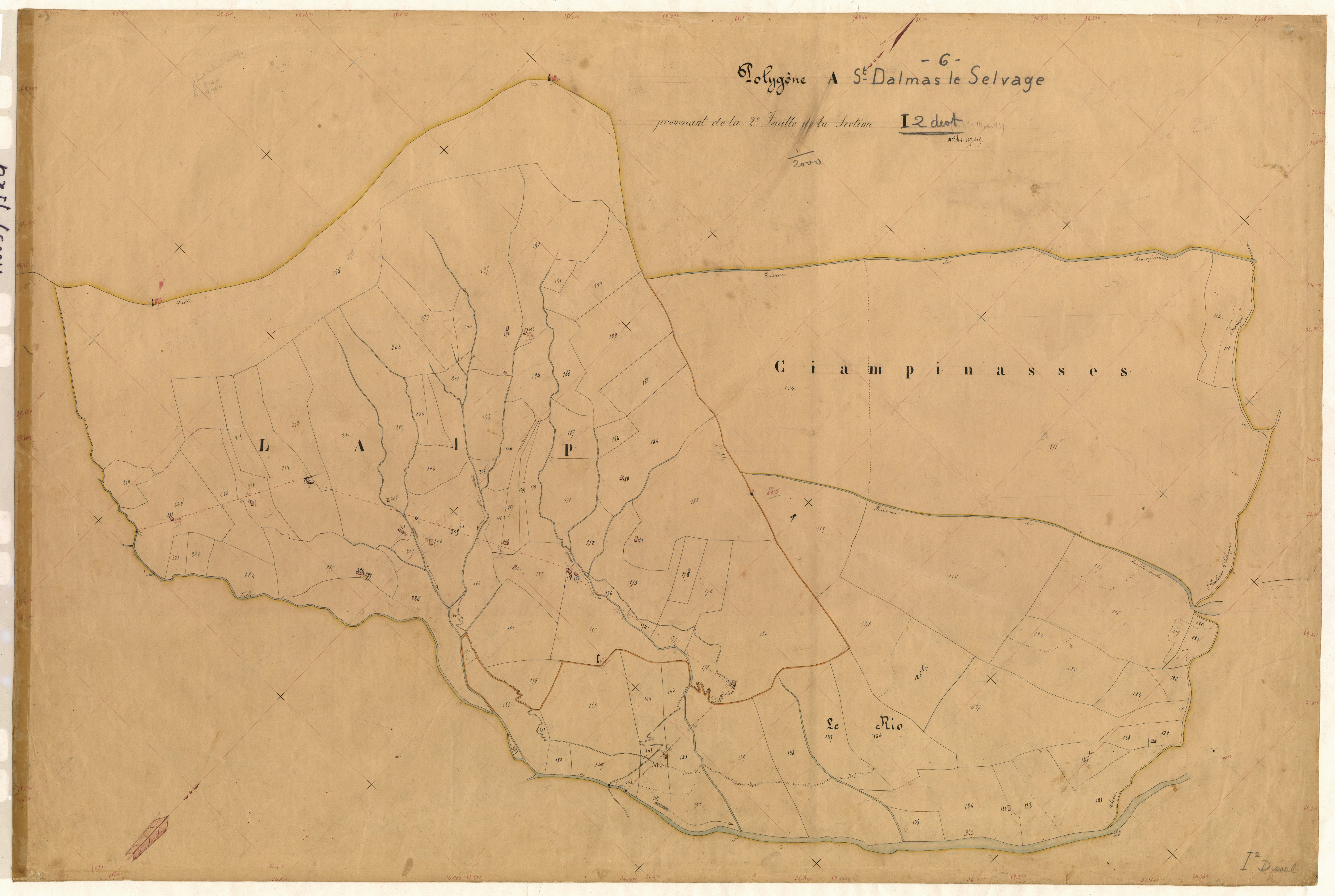 L'Alp (développement). - Plan de section, I2(d)