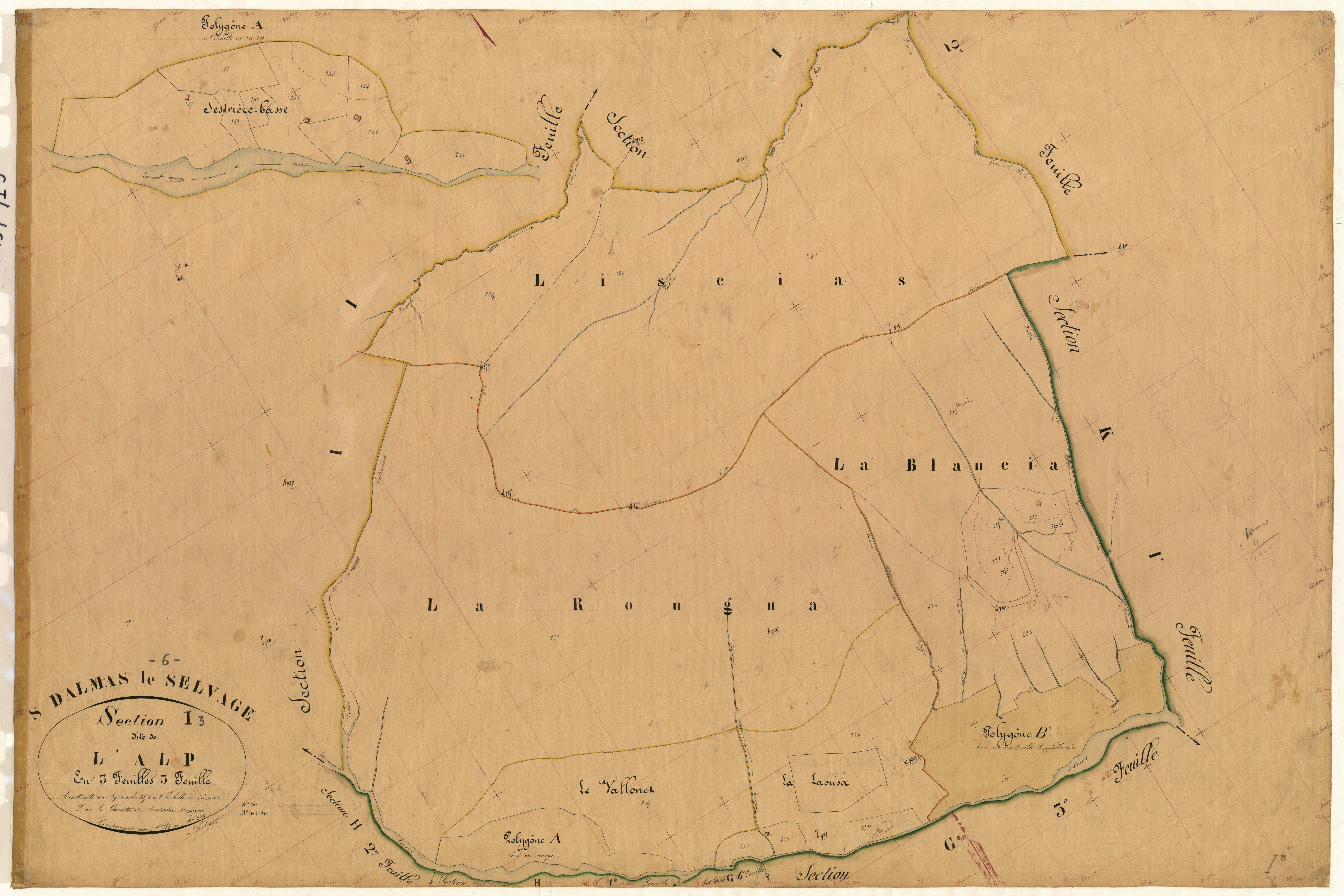 L'Alp. - Plan de section, I3