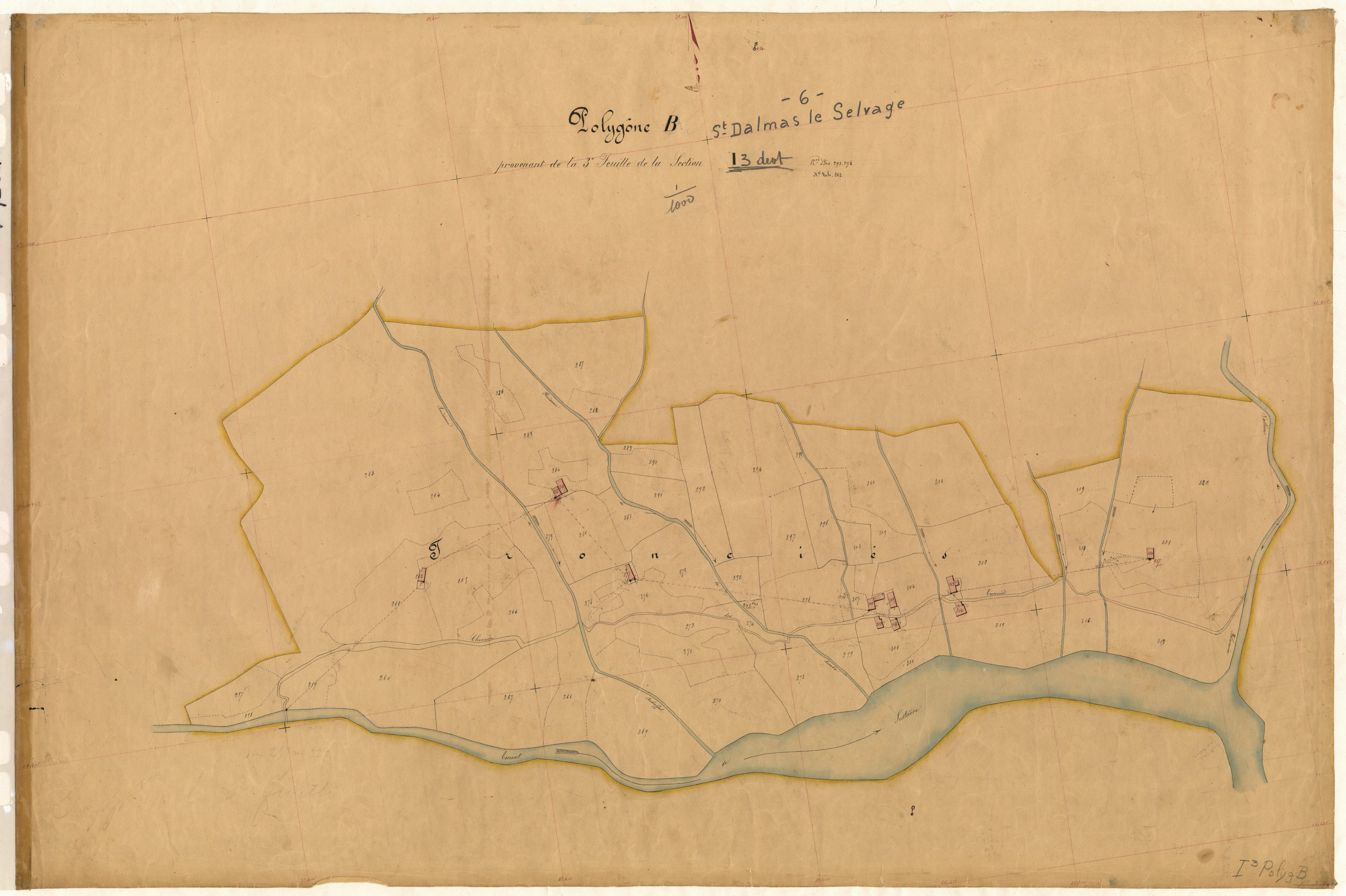 L'Alp (développement). - Plan de section, I3(d)