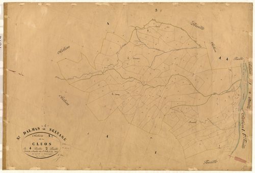 Le Cluos. - Plan de section, A2