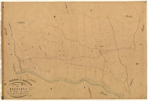 Bousieya. - Plan de section, B1