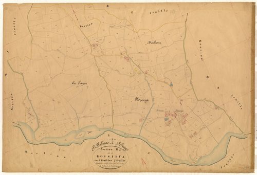 Bousieya. - Plan de section, B2