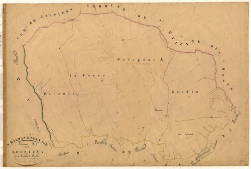 Bousieya. - Plan de section, B3