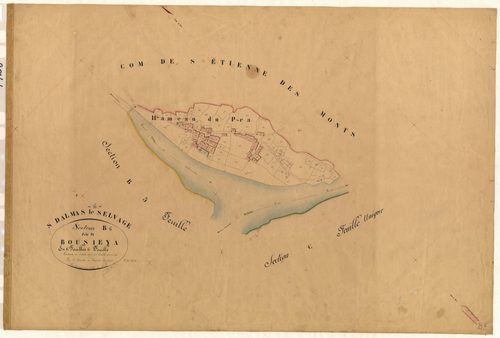 Bousieya. - Plan de section, B6