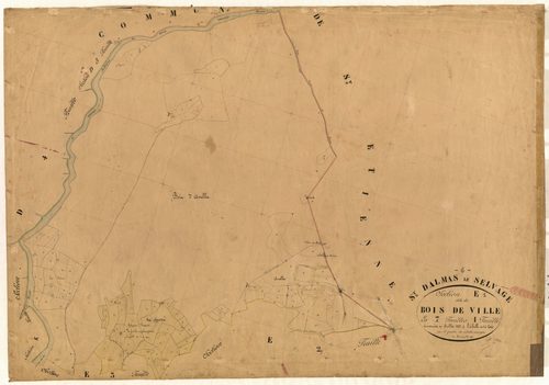 Bois de Ville. - Plan de section, E1