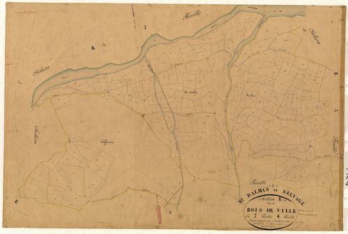 Bois de Ville. - Plan de section, E4