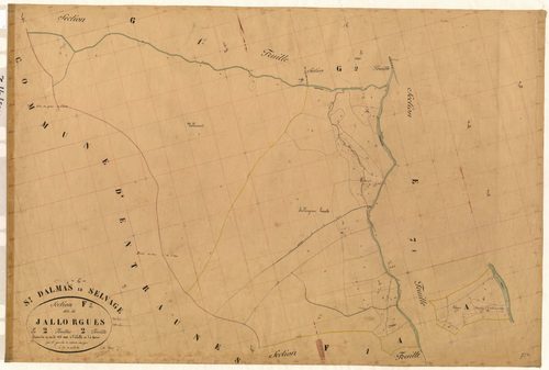 Jallorgues. - Plan de section, F2
