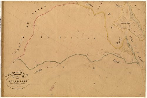 Sestrière. - Plan de section, H1