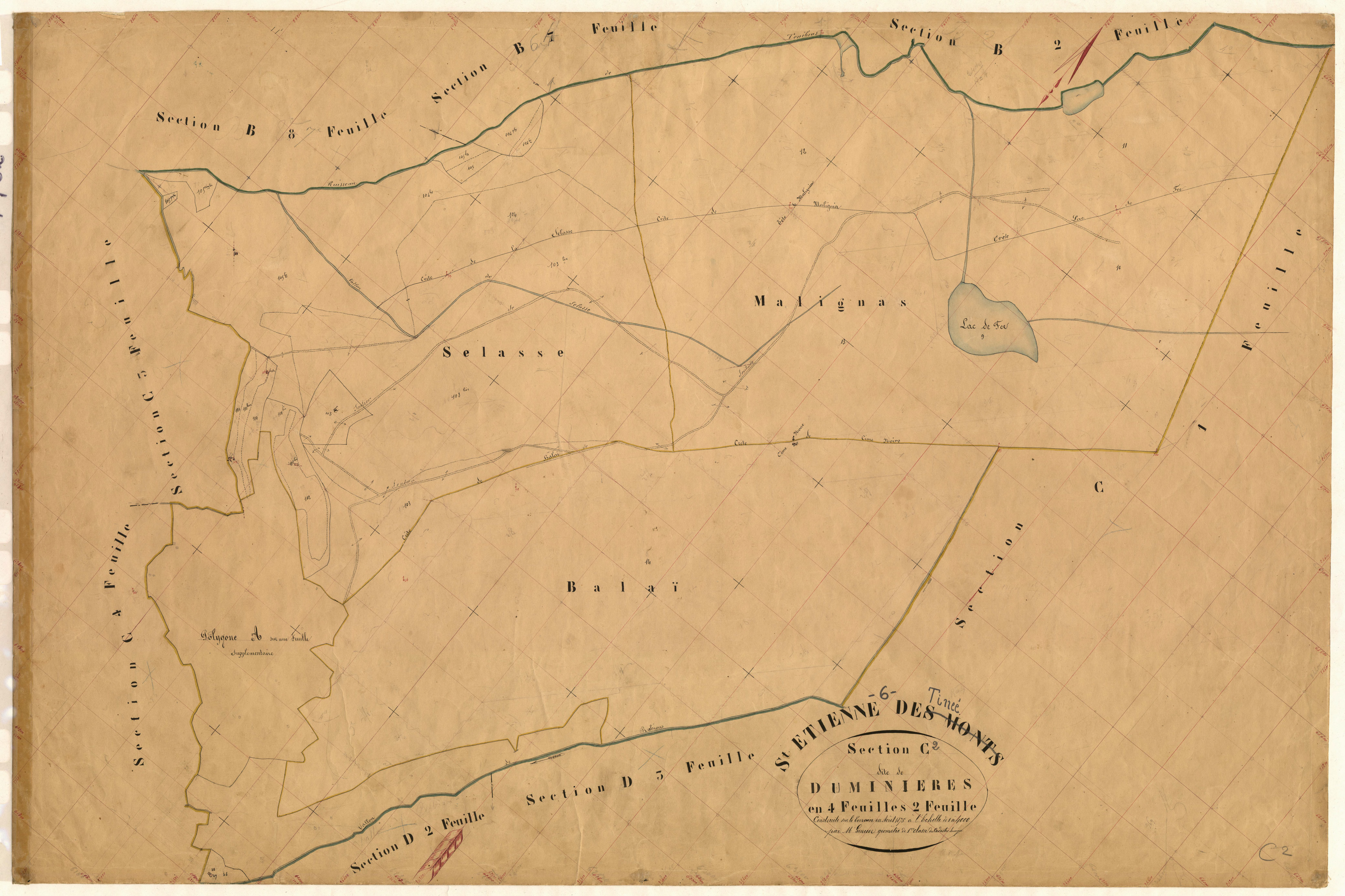 Duminieres. - Plan de section, C2