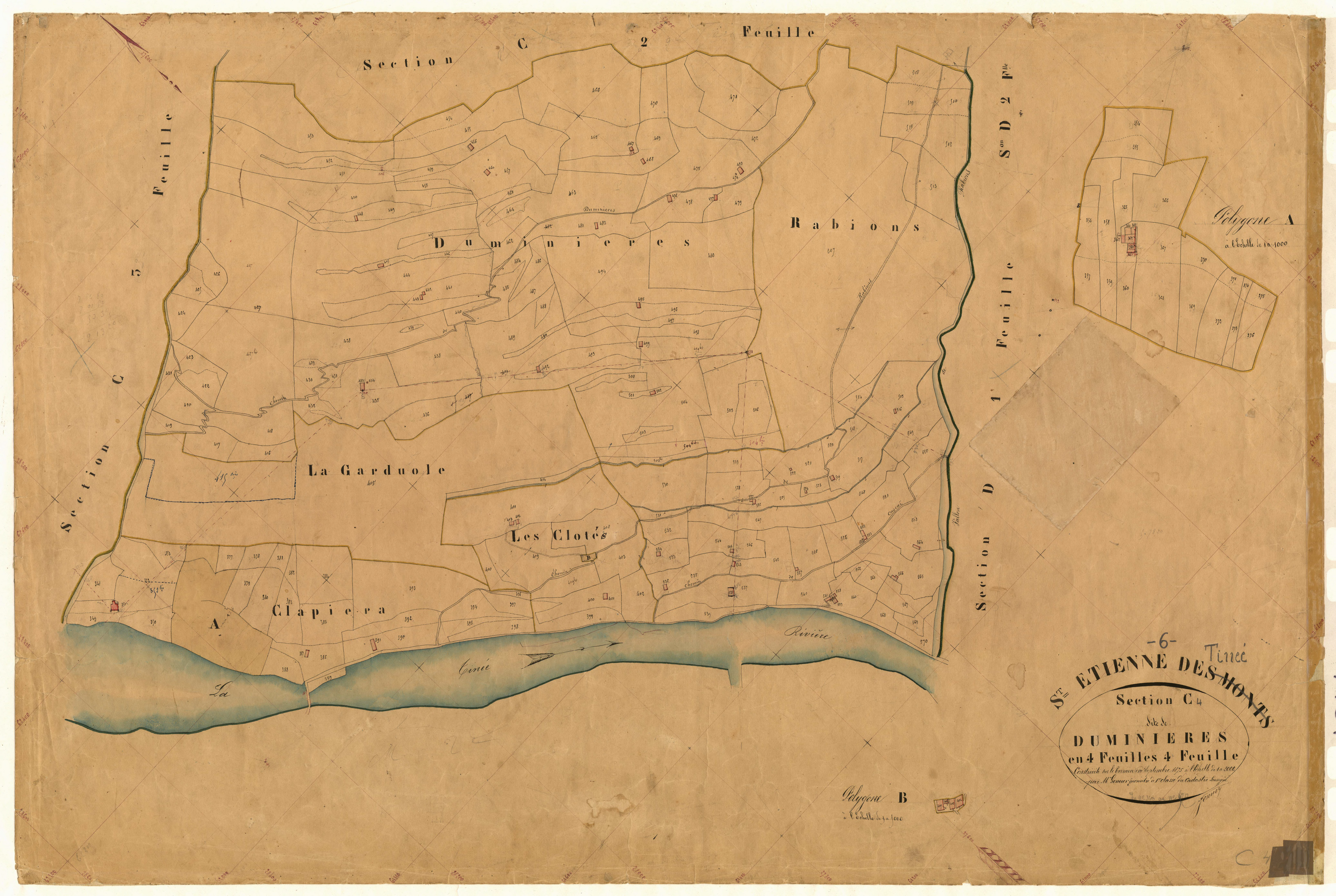 Duminieres. - Plan de section, C4