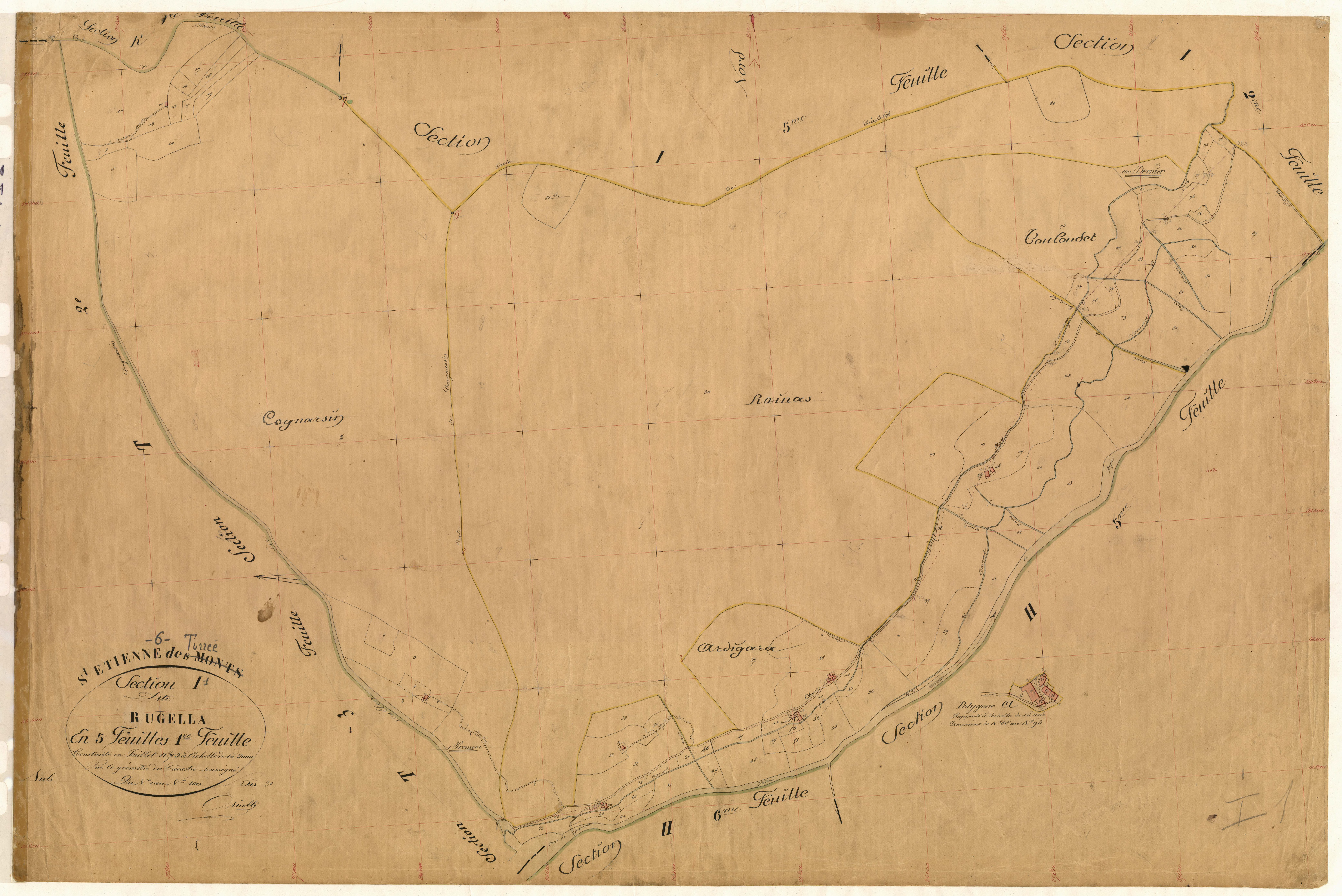 Rugella. - Plan de section, I1