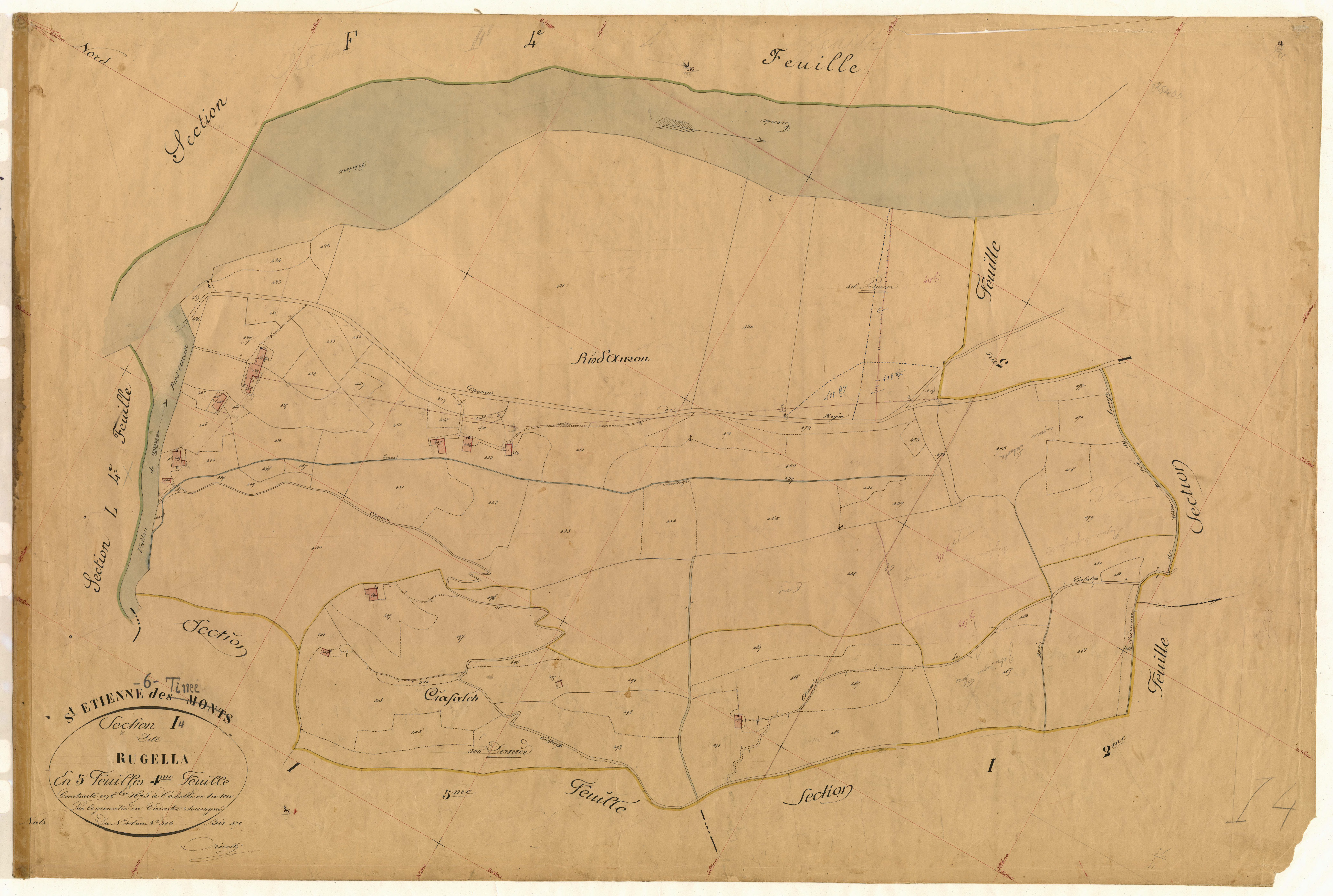 Rugella. - Plan de section, I4