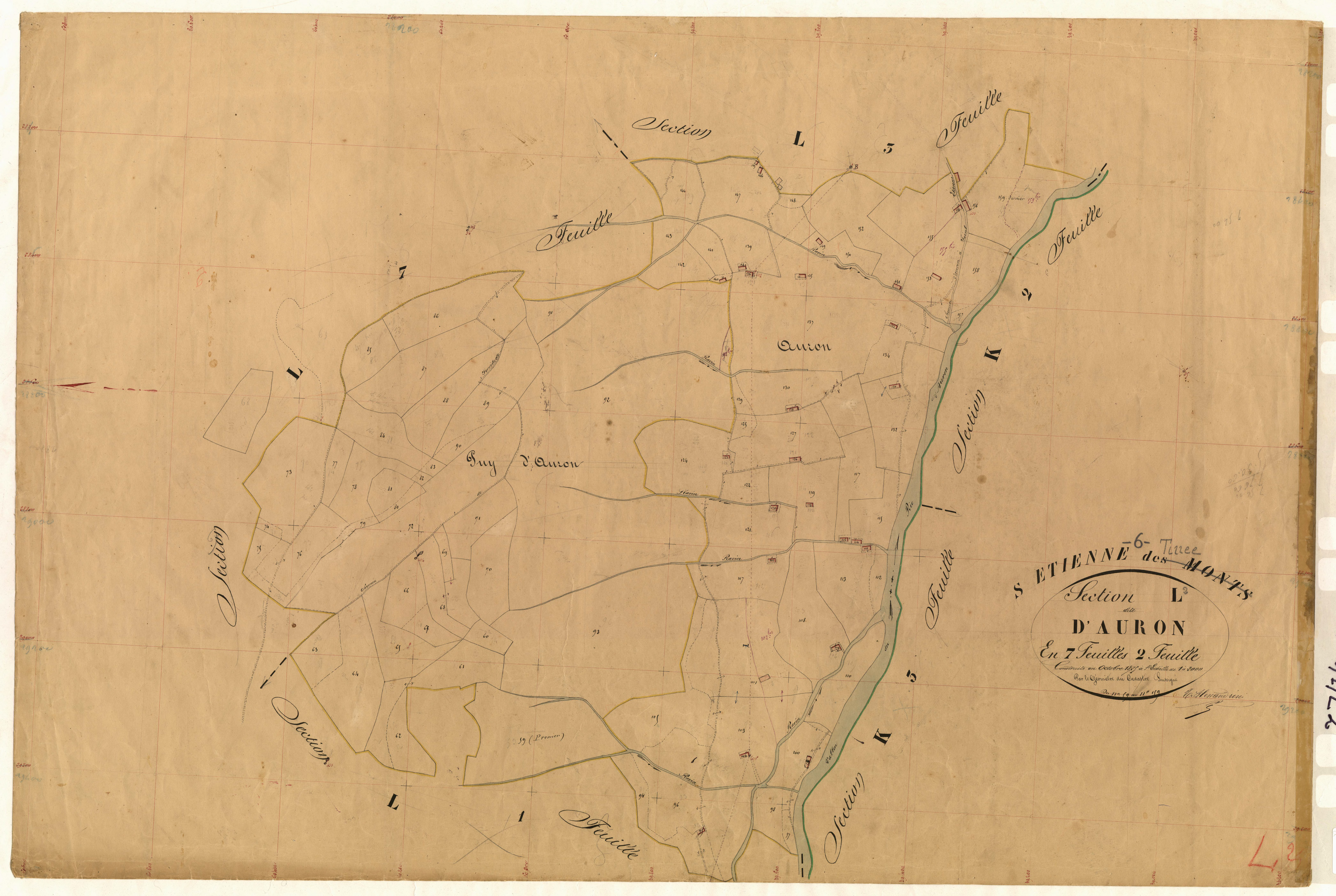 Auron. - Plan de section, L2