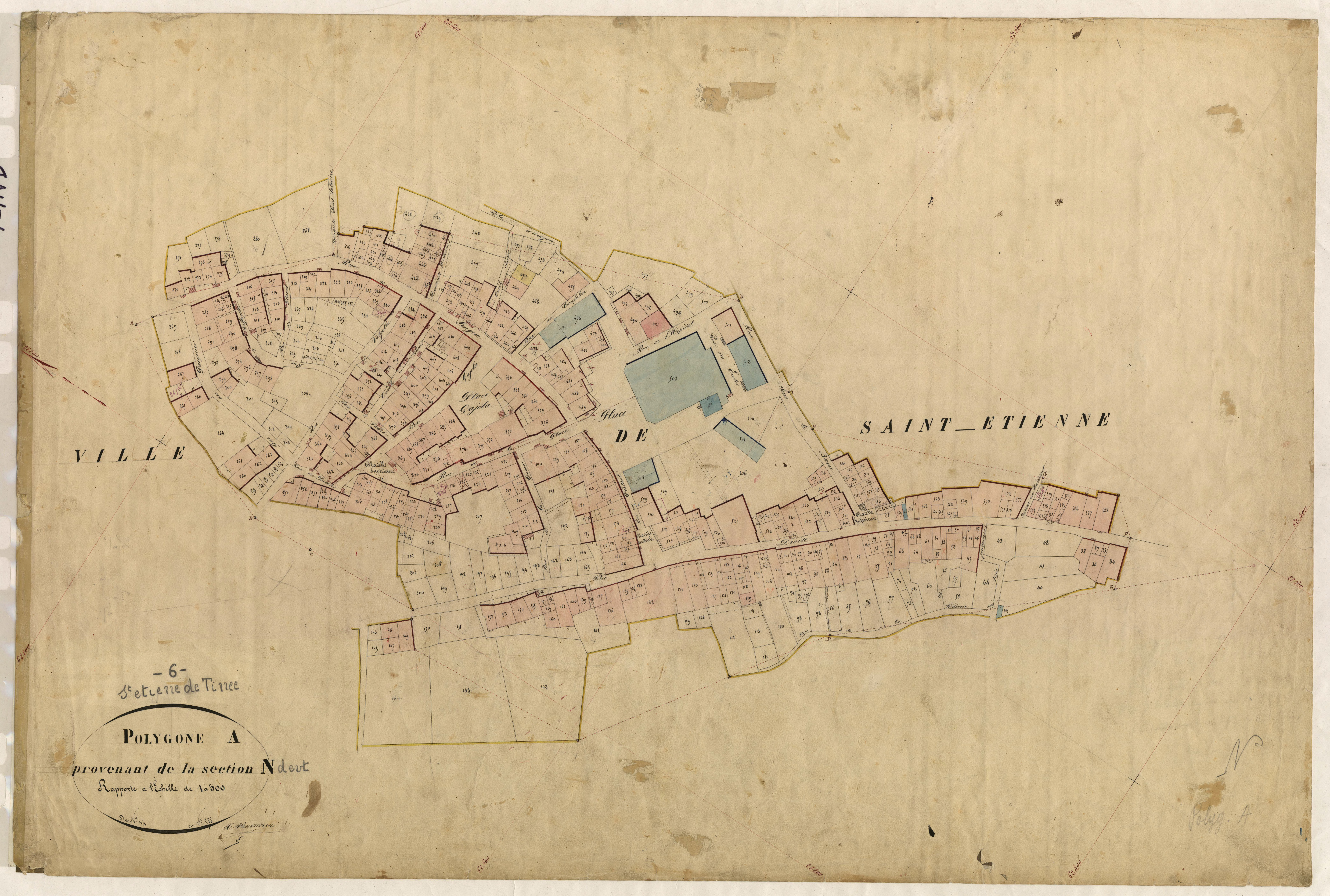 La Ville (développement). - Plan de section, N(d)