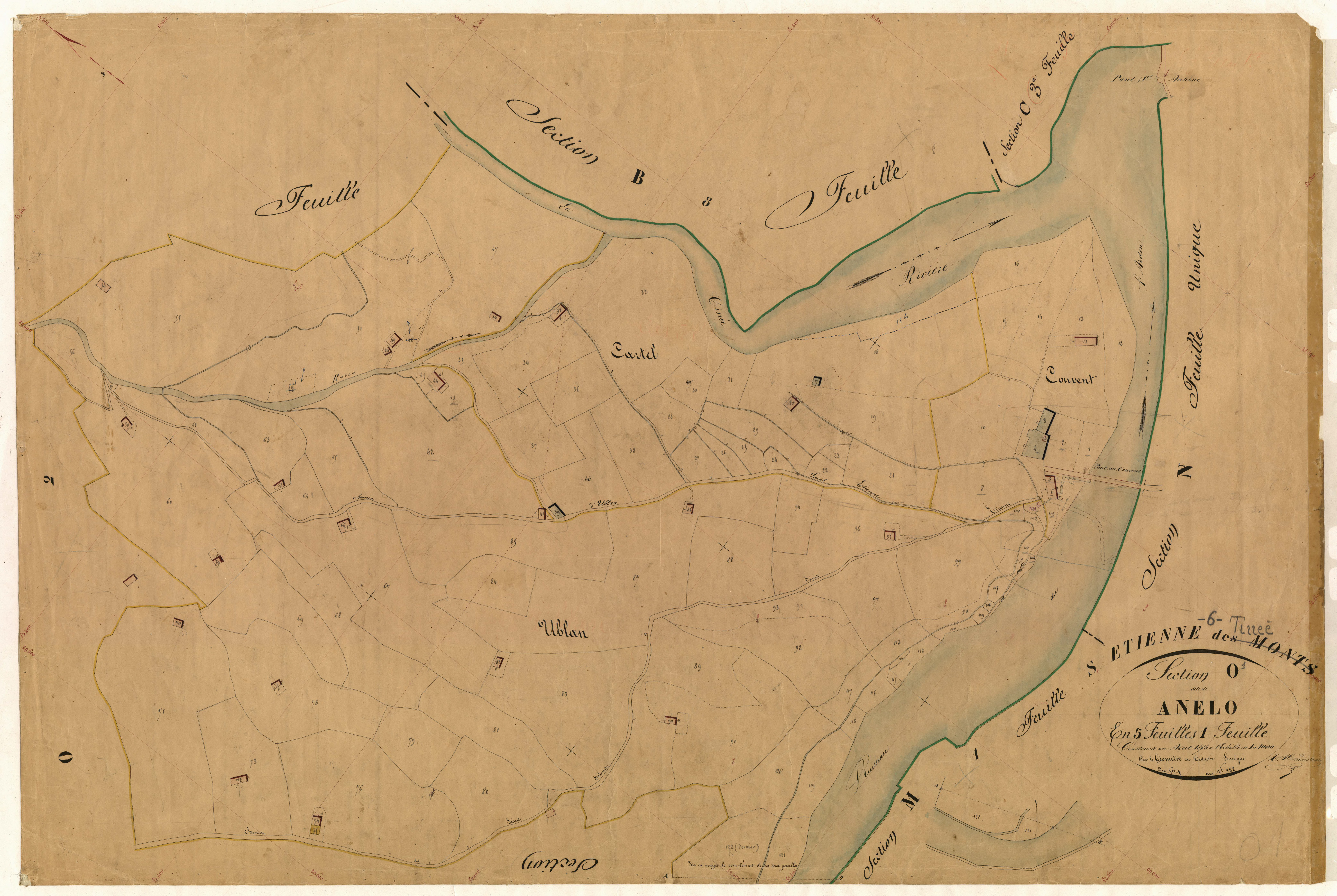 Anello. - Plan de section, O1