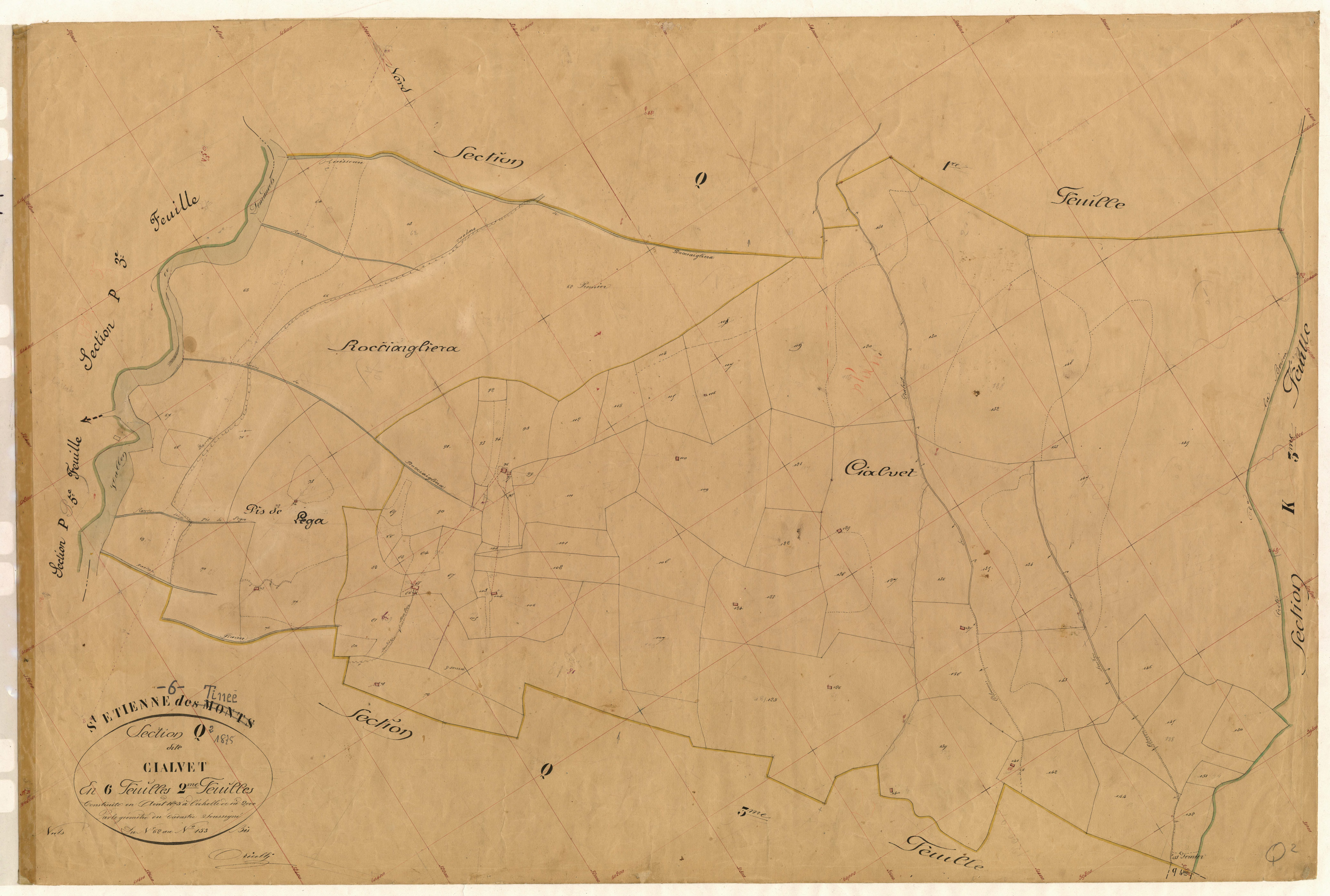 Cialvet. - Plan de section, Q2