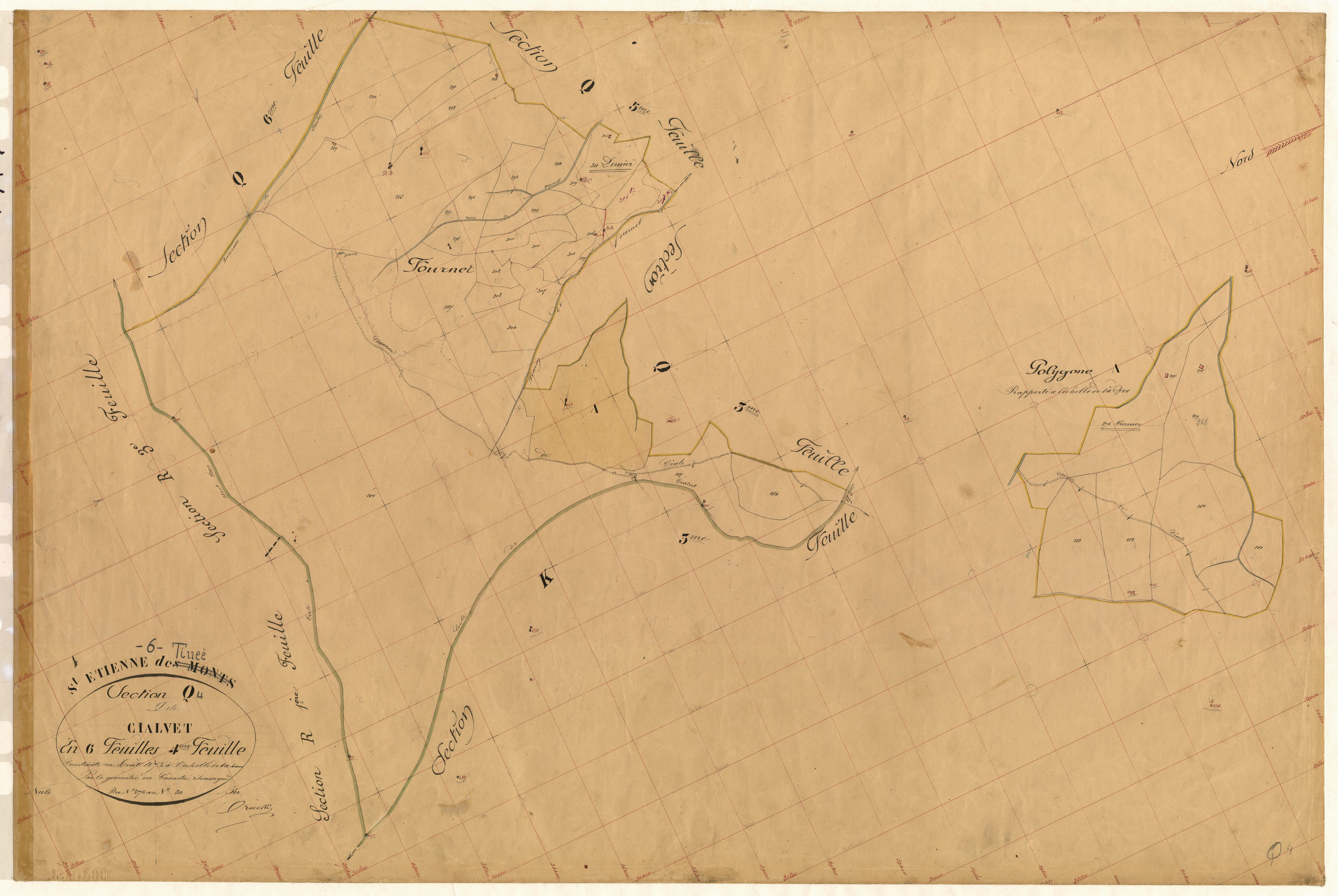 Cialvet. - Plan de section, Q4