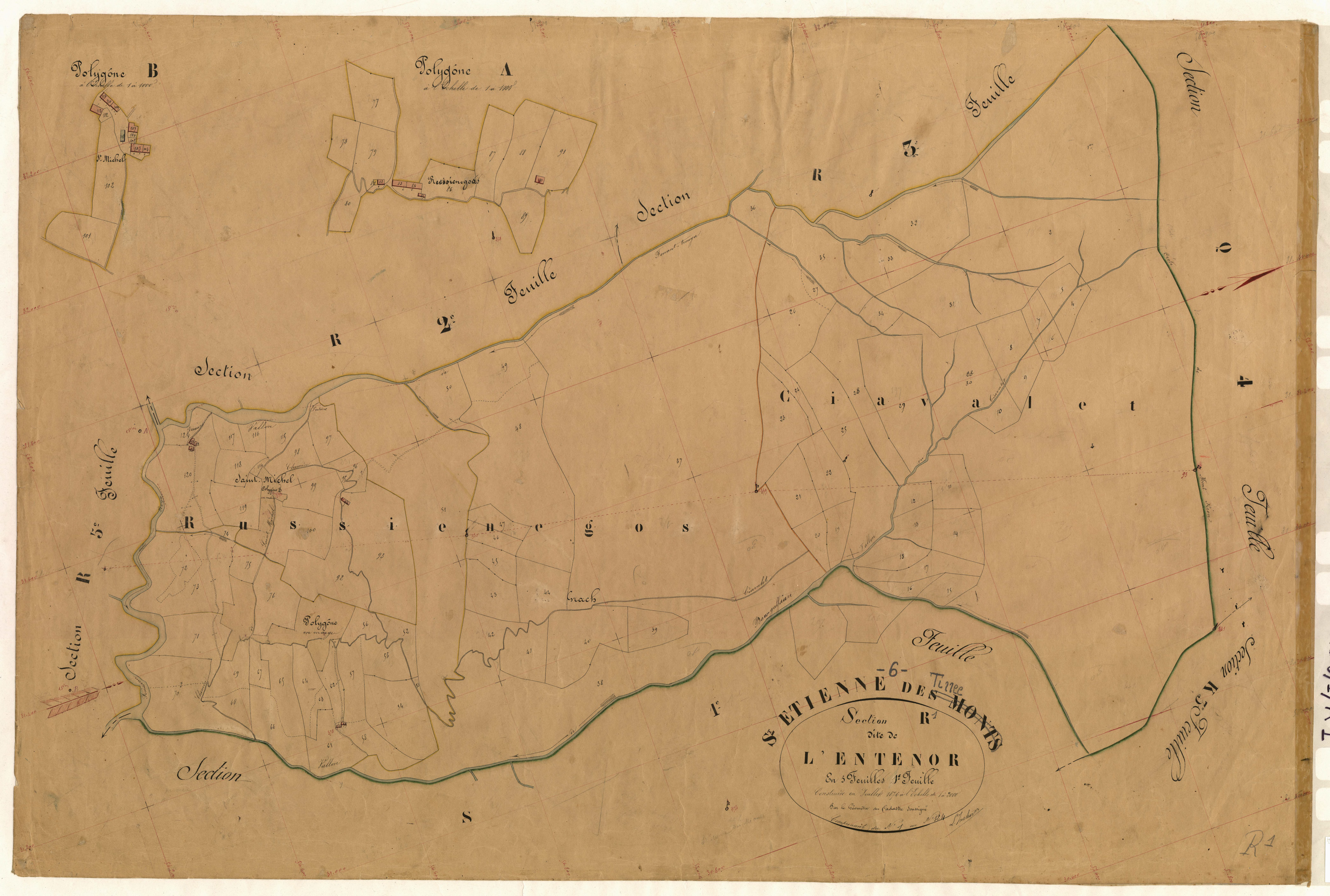 L'Entenor. - Plan de section, R1
