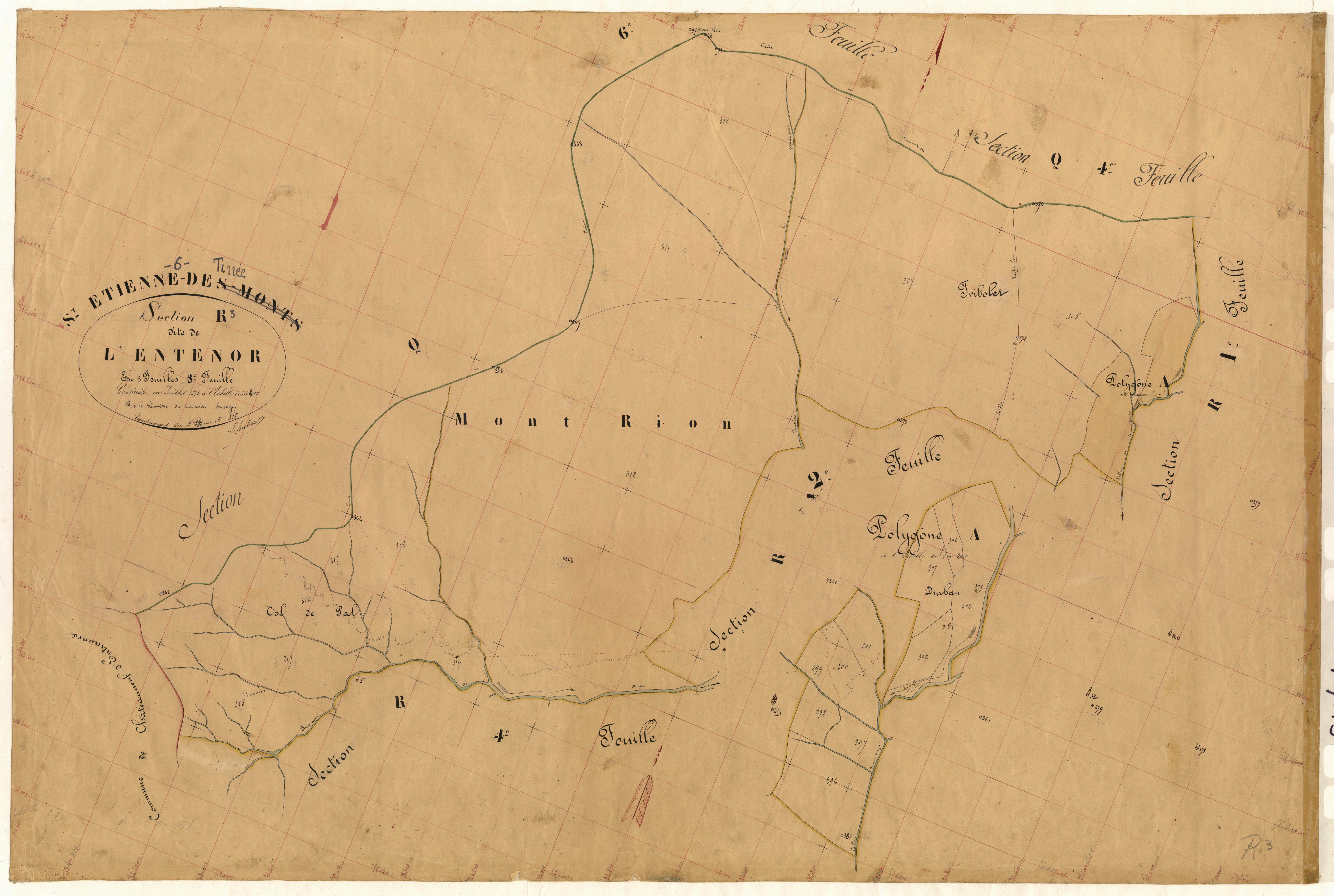 L'Entenor. - Plan de section, R3