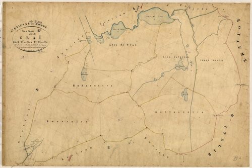 Claï. - Plan de section, B1