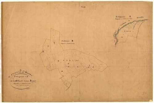Claï (développement). - Plan de section, B3(d)