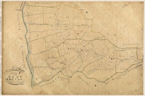 Claï. - Plan de section, B4