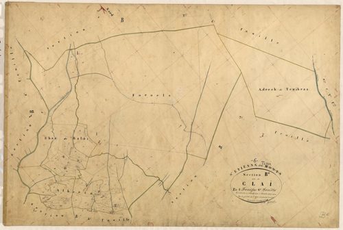 Claï. - Plan de section, B6
