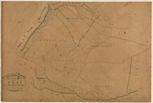 Claï. - Plan de section, B7