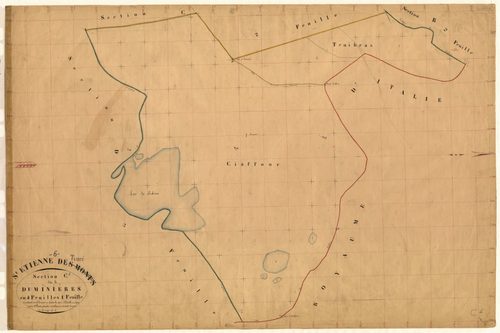 Duminieres. - Plan de section, C1