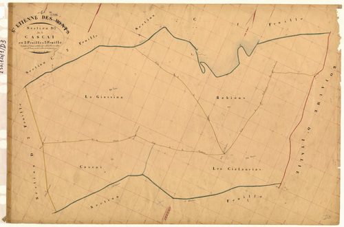 Cascai. - Plan de section, D3