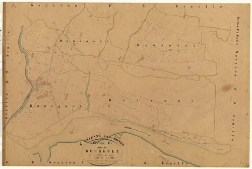 Le Bourguet. - Plan de section, F4